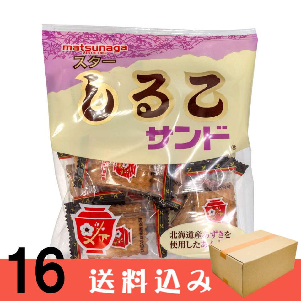 Yahoo! Yahoo!ショッピング(ヤフー ショッピング)【16】 しるこサンド 60ｇ 松永製菓 東海の味 ビスケット お菓子 ×16袋 送料込 ※北海道1000円、沖縄1200円別途必要