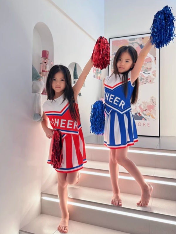 長袖 チアダンス キッズ レディース ダンス衣装 女の子 応援団トップス
