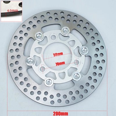 並行輸入品】フローティングブレーキローターディスクブレーキ 200mm 6
