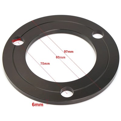 【並行輸入品】3穴ゲージ付きブレーキローターセット 220mm 4ピストンブレーキキャリパー 付属 Yamaha Yamaha Freesox Nitro bws 100 ジョグ 50バイク用