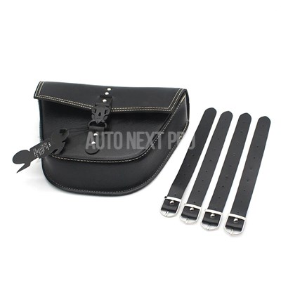並行輸入品】バイク ラゲッジサイド用 三角PUレザーバッグ 収納ツール