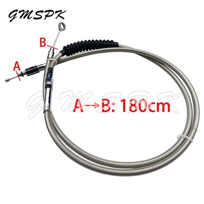 並行輸入品】ステンレス スロットルケーブルセット 編組 180cm
