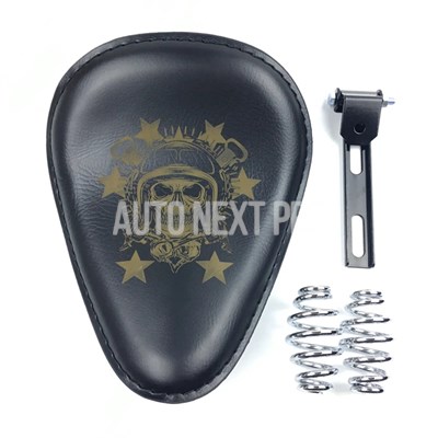 並行輸入品】バイクレトロレザーソロシート ハーレーカスタム