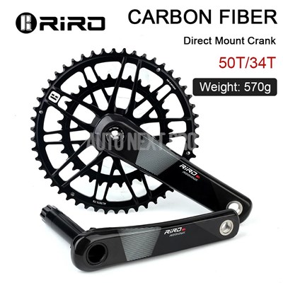 RIRO中華カーボンクランク 170mm 並行輸入品】Riro-カーボンロードバイククランク ボトムブラケット