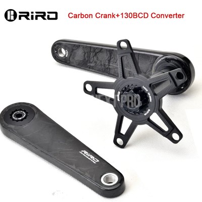 RIRO カーボンクランク 165mm 40tナローワイドチェーンリング付き 並行輸入品】riro-カーボンロードバイクチェーンリング バイククランク