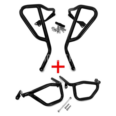 【並行輸入品】エンジン保護 ハイウェイ バイク フレーム保護 バンパーアクセサリー ホンダCB 500x 2019-2023 互換性の画像