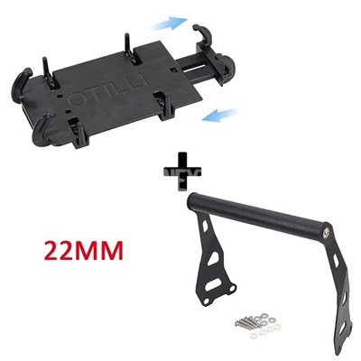 【並行輸入品】バイク電話gpsナビゲーションプレート ブラケットバーマウント ロイヤルエンフィールド ヒマラヤ 2016 2017 2018 2019の画像