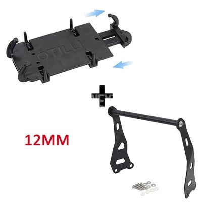 【並行輸入品】バイク電話gpsナビゲーションプレート ブラケットバーマウント ロイヤルエンフィールド ヒマラヤ 2016 2017 2018 2019の画像
