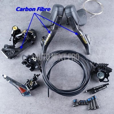 並行輸入品】Ltwoo-油圧式ディスクブレーキキット rx r9 2x11s 2x12s