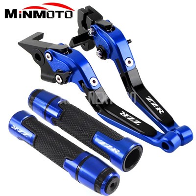 【並行輸入品】折りたたみ式拡張ブレーキクラッチレバー ハンドバーエンドグリップ カワサキ用アクセサリーzzr600 zzr400 zzr1100 zz_10