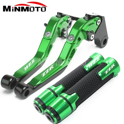 【並行輸入品】折りたたみ式拡張ブレーキクラッチレバー ハンドバーエンドグリップ カワサキ用アクセサリーzzr600 zzr400 zzr1100 zz_19