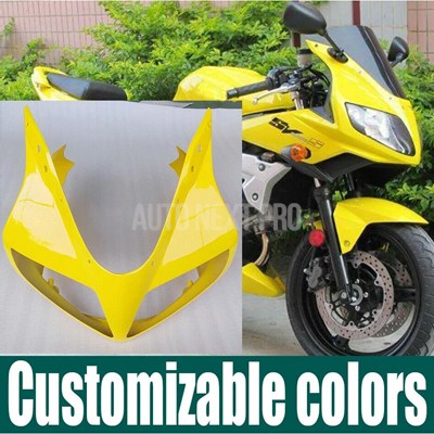 バイク フロントヘッドライトアッパーフェアリングノーズカウルフィット 2003 - 2011 スズキ SV650S SV1000S SV650 SV1000 2004 2005 2006 2007