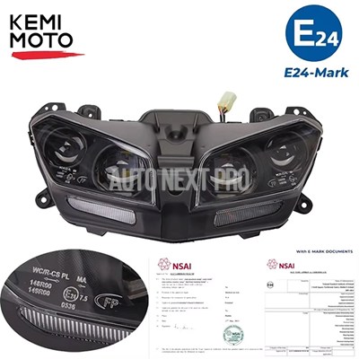 【並行輸入品】バイク用ledヘッドライト 自転車用ヘッドライト ヤマハx09用 2017 2018 2019 2020_3