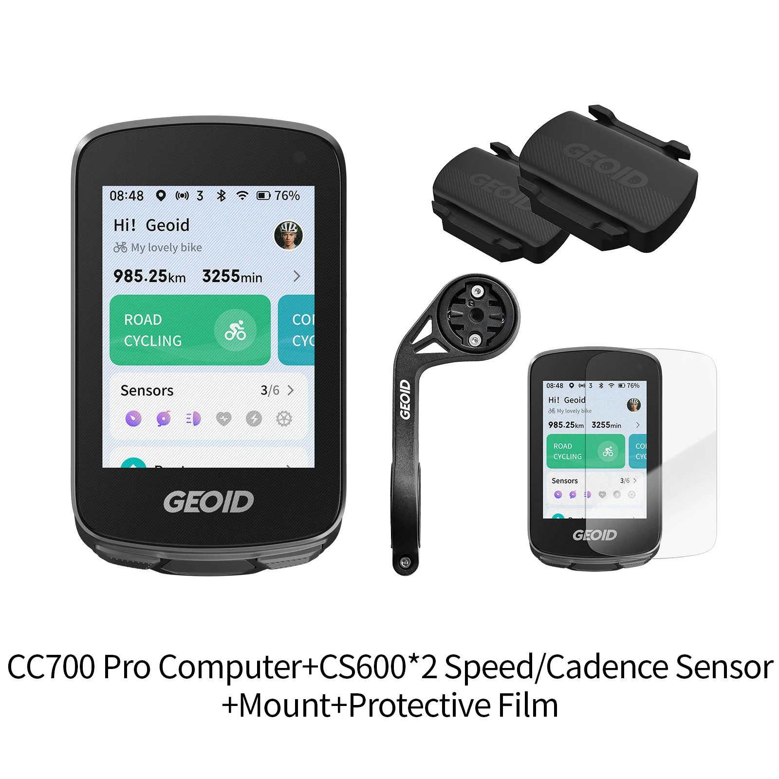 8インチ大型GPSナビゲーション タッチパネル 並行輸入品】GEOID CC700 Pro 自転車コンピューター GPS 2.8インチ