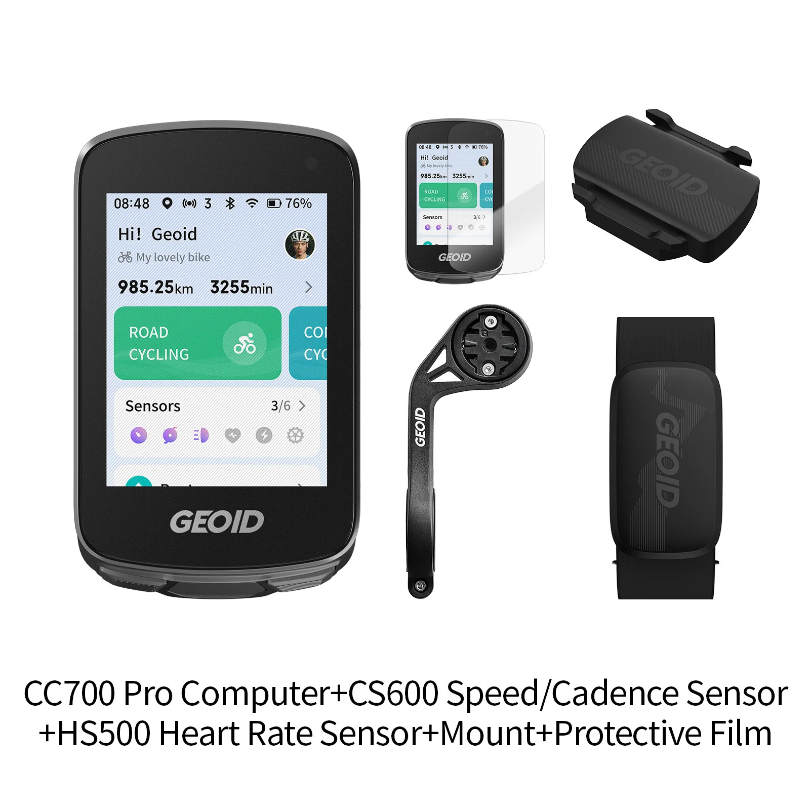 並行輸入品】GEOID CC700 Pro 自転車コンピューター GPS 2.8インチ