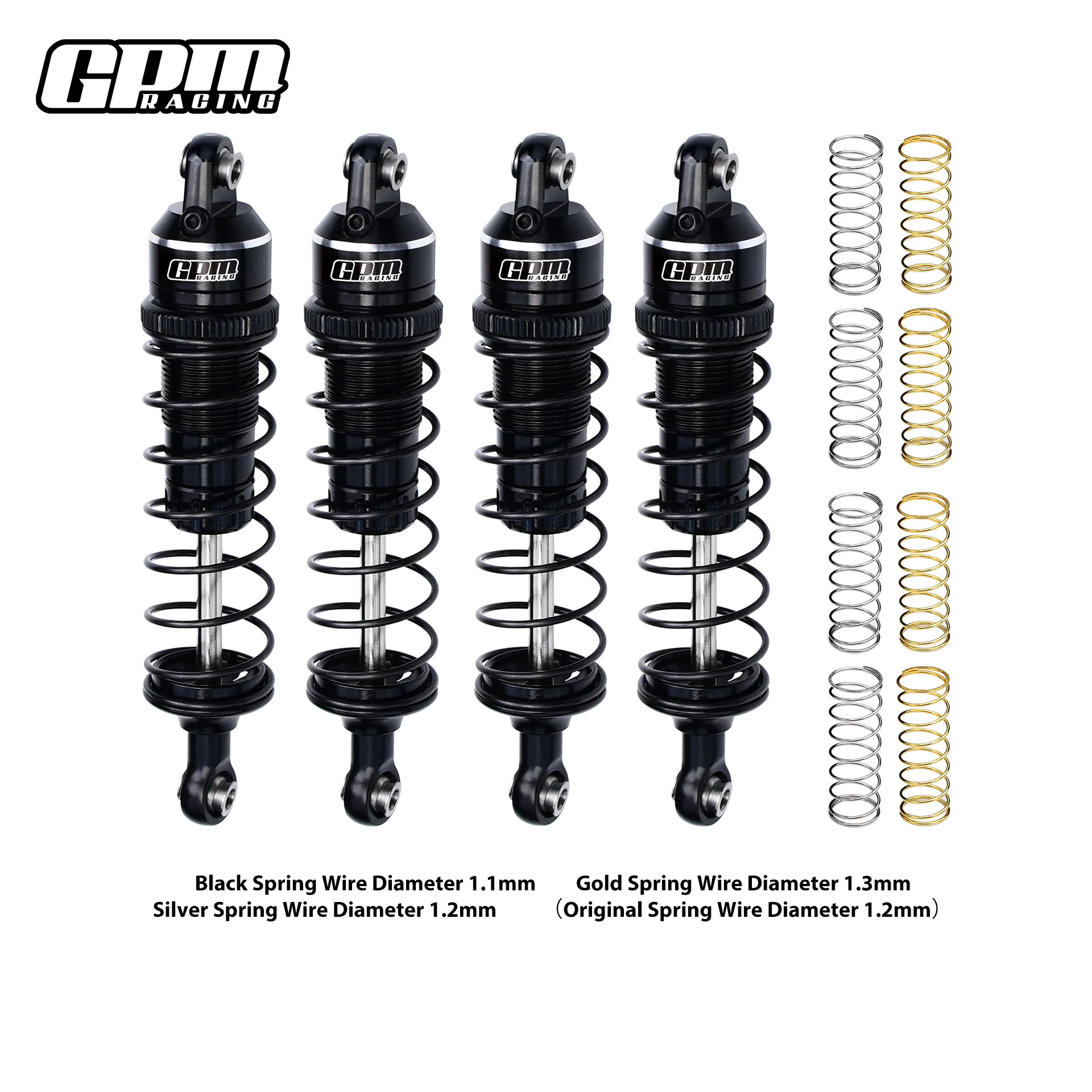 MAT様確認ページ 並行輸入品】GPM 金属合金フロント + リアショックアブソーバー