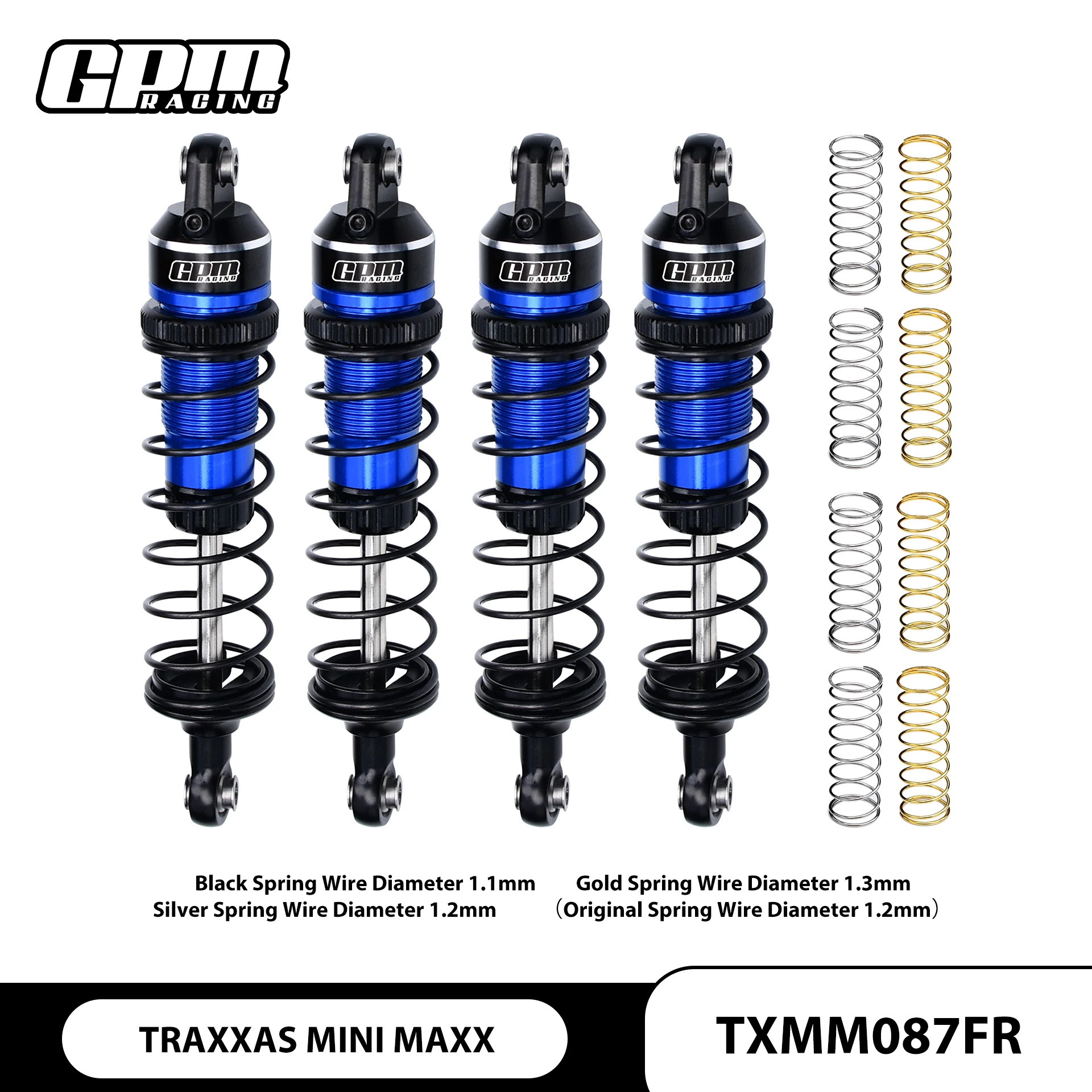 並行輸入品】GPM 金属合金フロント + リアショックアブソーバー