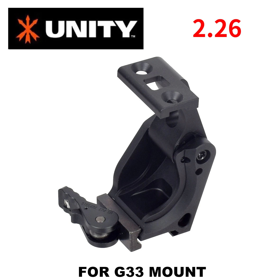 EOTech G33タイプ レプリカ マグニファイア UNITYタイプマウント付 並行輸入品】タクティカル2.91インチ2.26インチUNITYマウント マグニ
