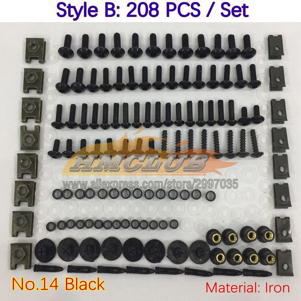 並行輸入品】268PS ボディボルトネジナットカワサキニンジャ ZZR250
