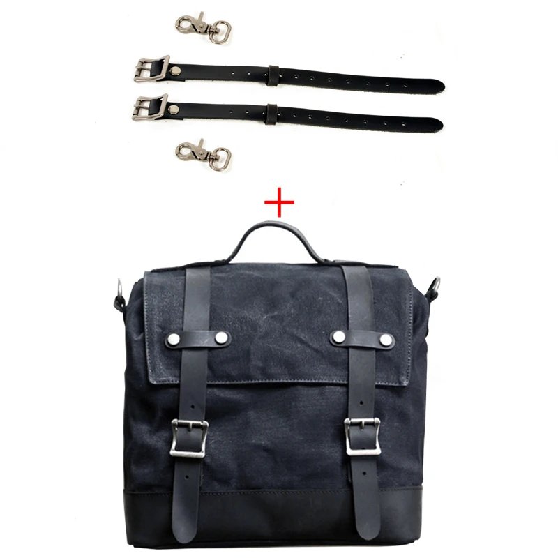 並行輸入品】ヴィンテージバイク 二輪バッグ サイドバッグ サイド