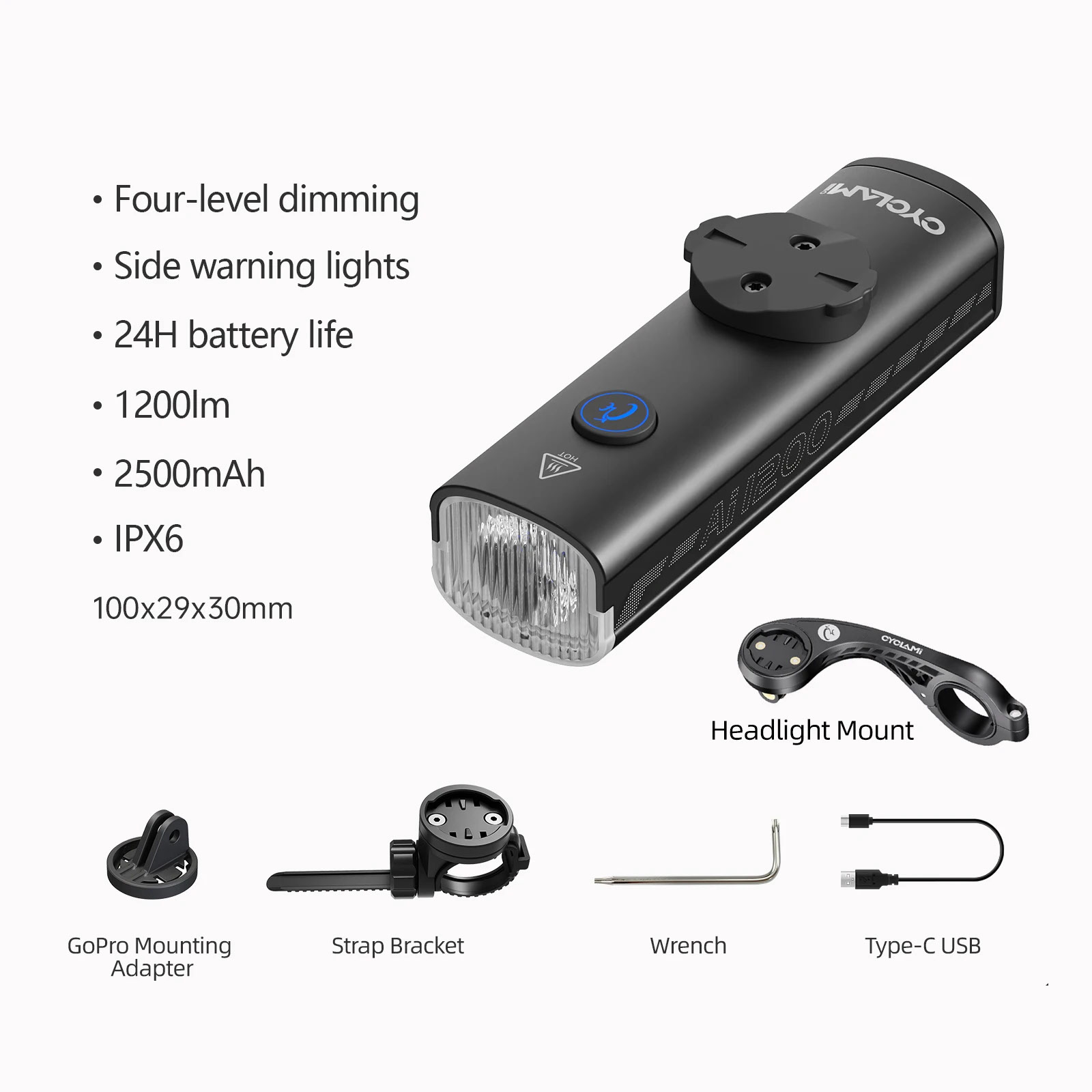 自転車 ライト 1200ルーメンのおすすめ人気商品一覧 通販 - Yahoo