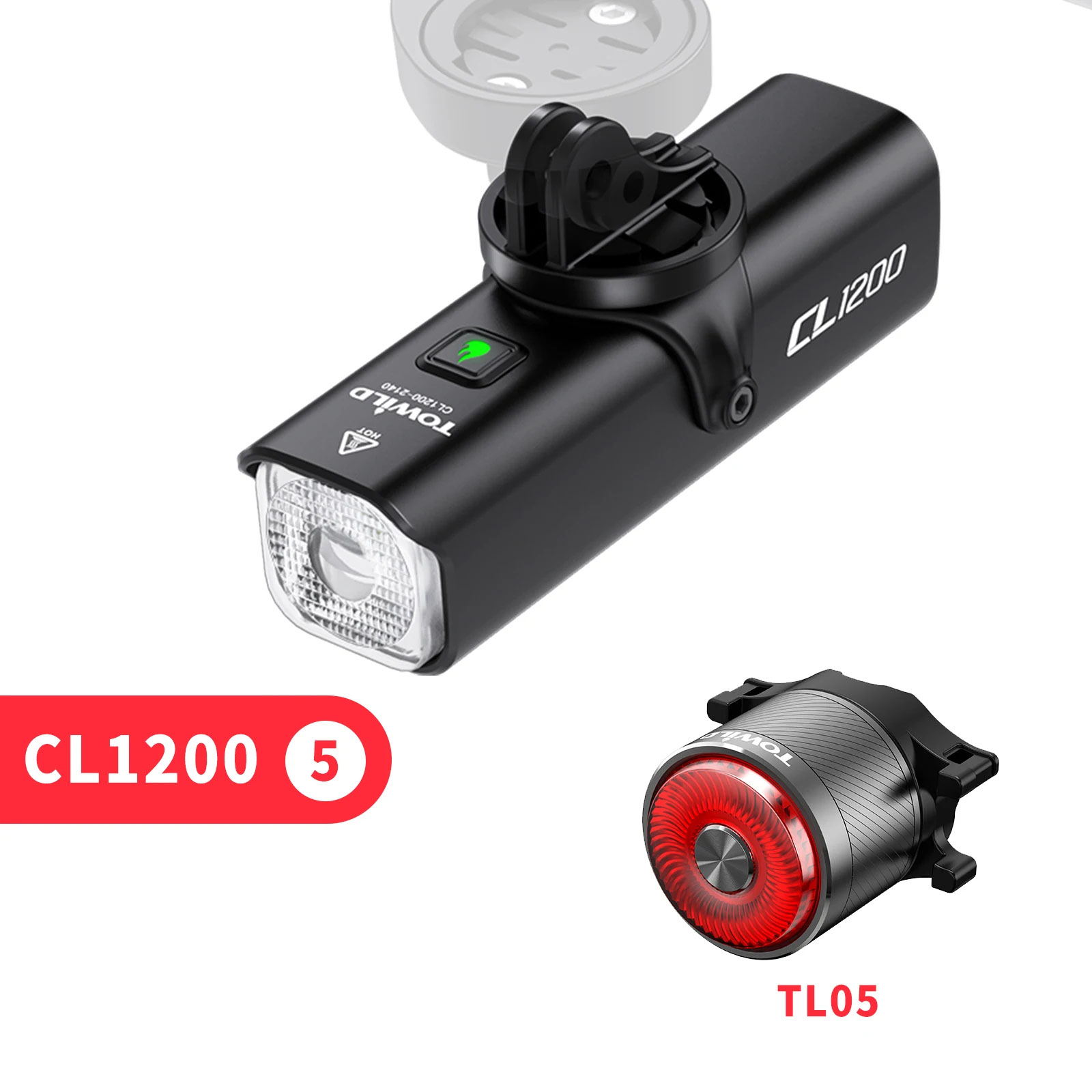 並行輸入品】TOWILD CL1200 スマート自転車ライトリモコン自転車ライト