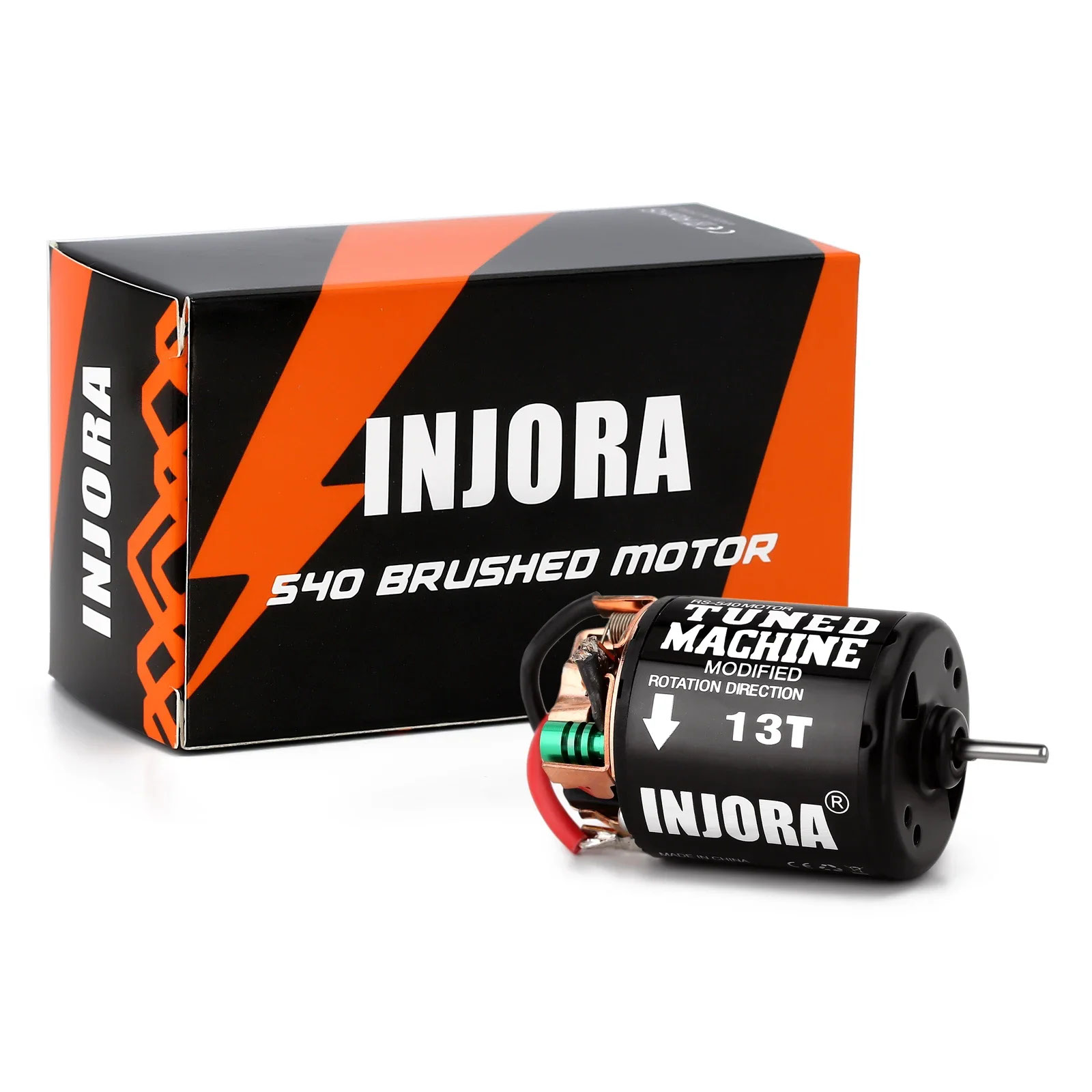 INJORA 540 ブラシ付きモーター防水 13T 21T 35T 45T 55T 80T 1:10 RC