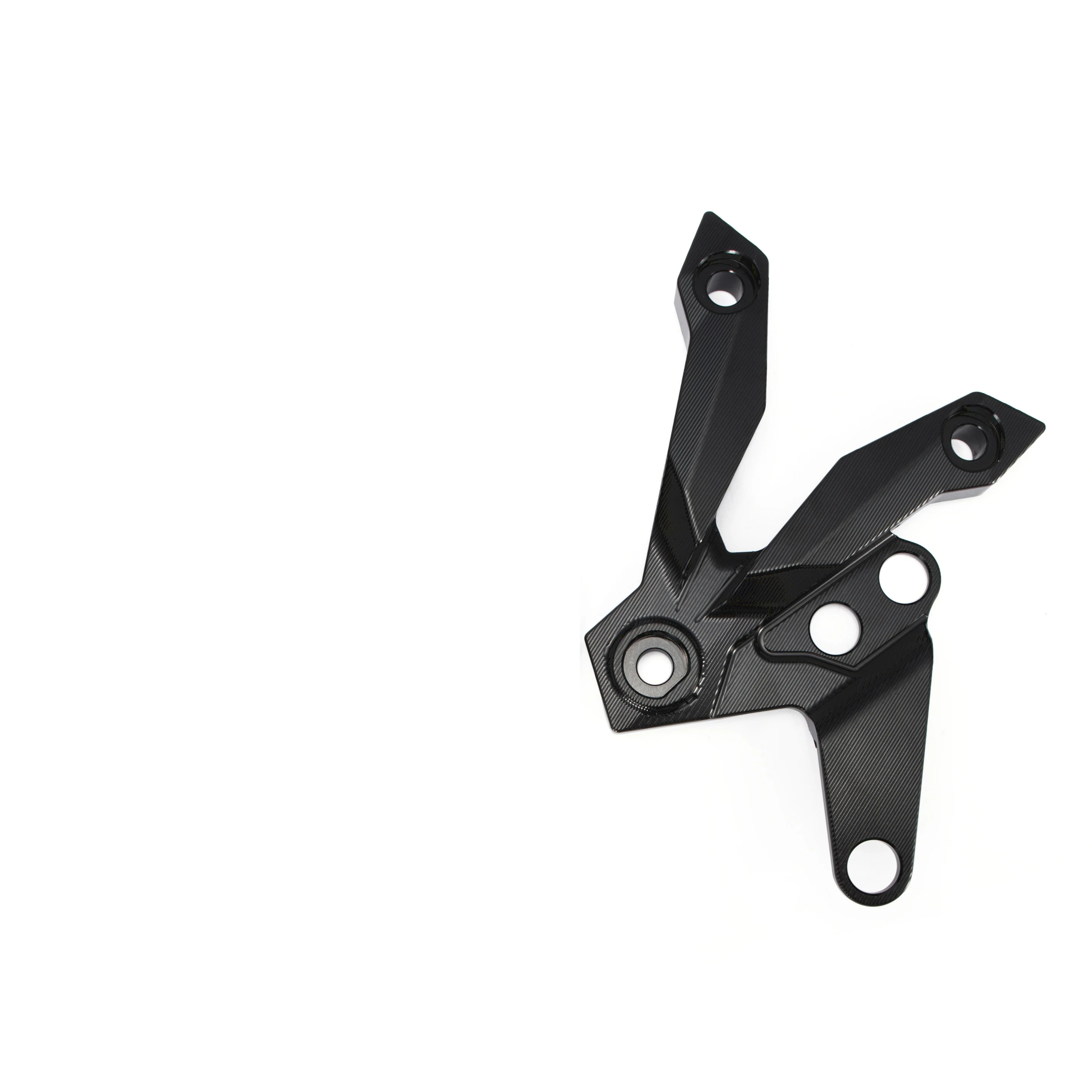 2007 - 2009 カワサキ Z1000 バイクアクセサリーフロントフットレストフットペグブラケットマウントキット Z 1000 2008 2009 アルミの画像
