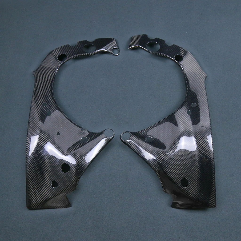 ヤマハ YZF-R1 R1M 2015 2016 2017 2018 2019 2020 2021 2022 2023 2024 2025用 100% ドライカーボン  バイクフレームカバー_3