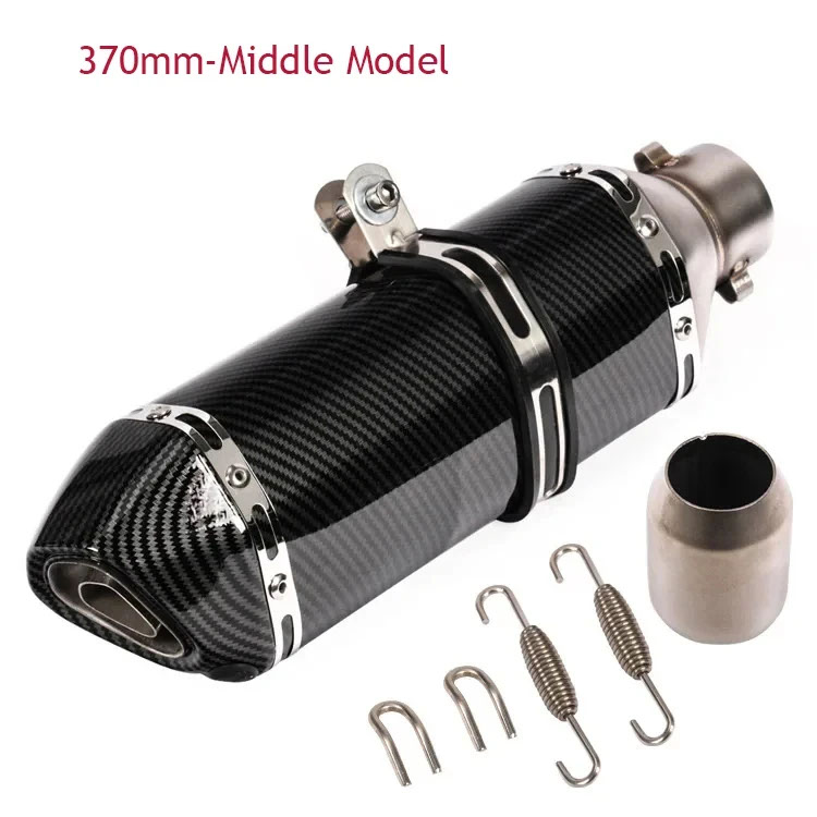 汎用51mmアクセサリーバイクマフラーマフラーパイプ排気モトDBキラーXJ6 MT07 09 03用_2