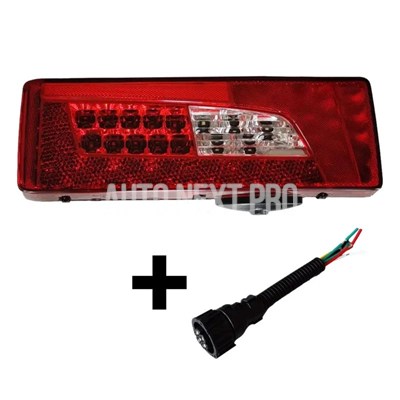 並行輸入品】スカニアトラック用LEDリアランプ ブザー付きテールライト