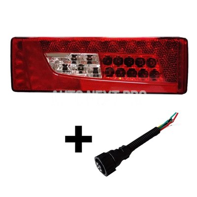 スカニア　テールランプ　右 並行輸入品】スカニアトラック用LEDリアランプ ブザー付きテールライト
