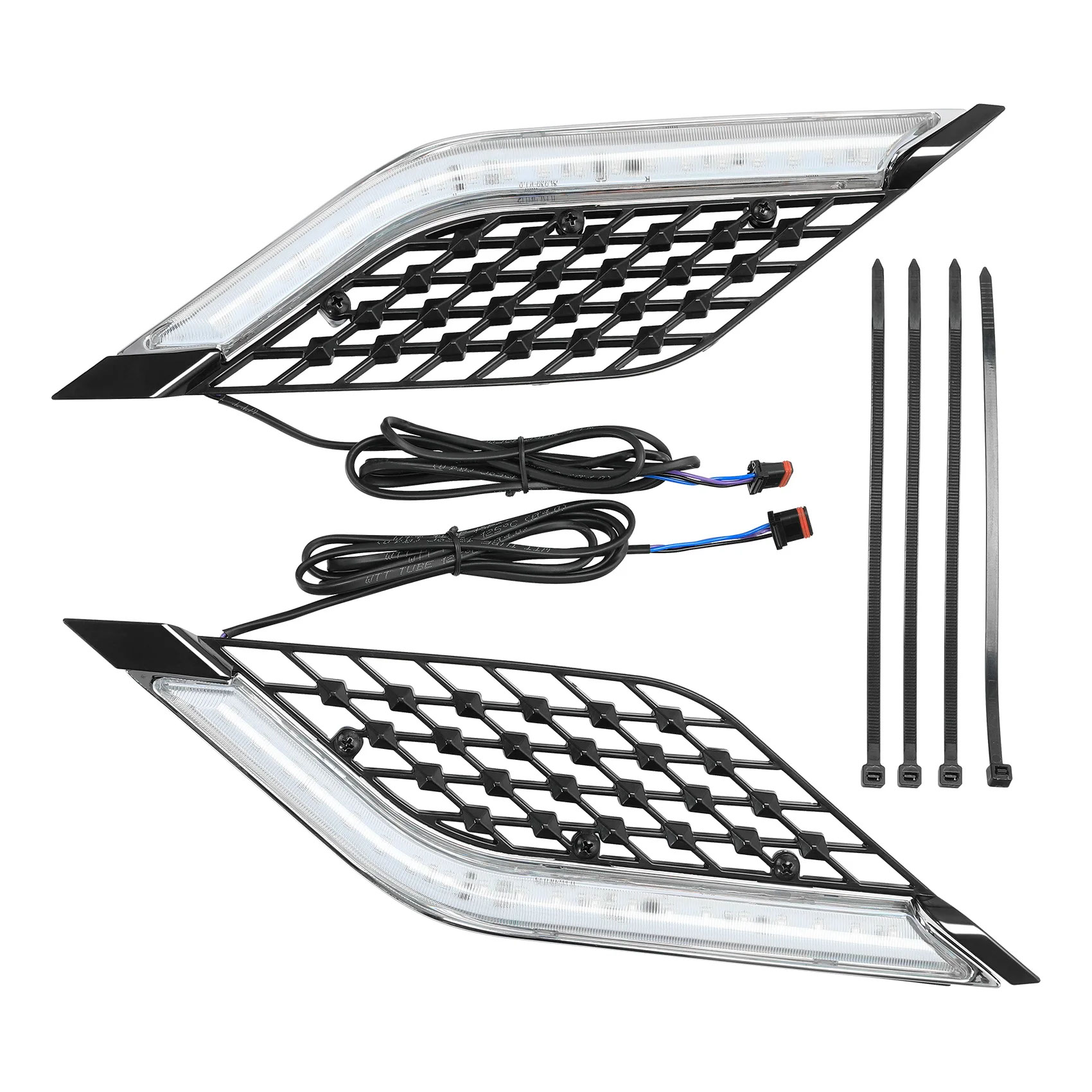 LED ラジエーターグリルパネルライトホンダゴールドウィング 1800 GL1800 ツアー 2018-2024 2023 2022 2021 2020 2019の画像