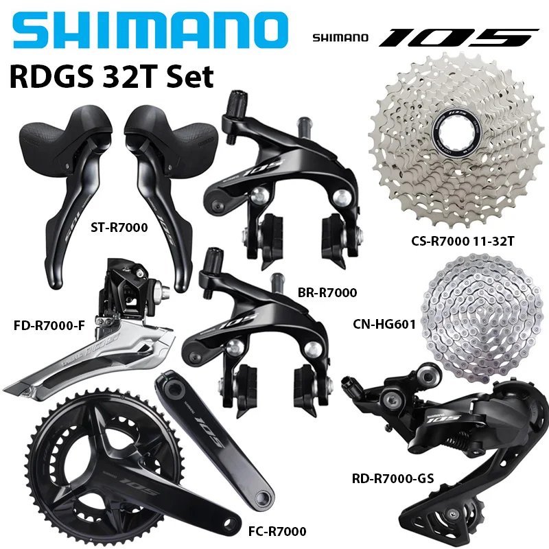 並行輸入品】shimano-シフトレバーペア 105 r7000 11sグループ2x11s