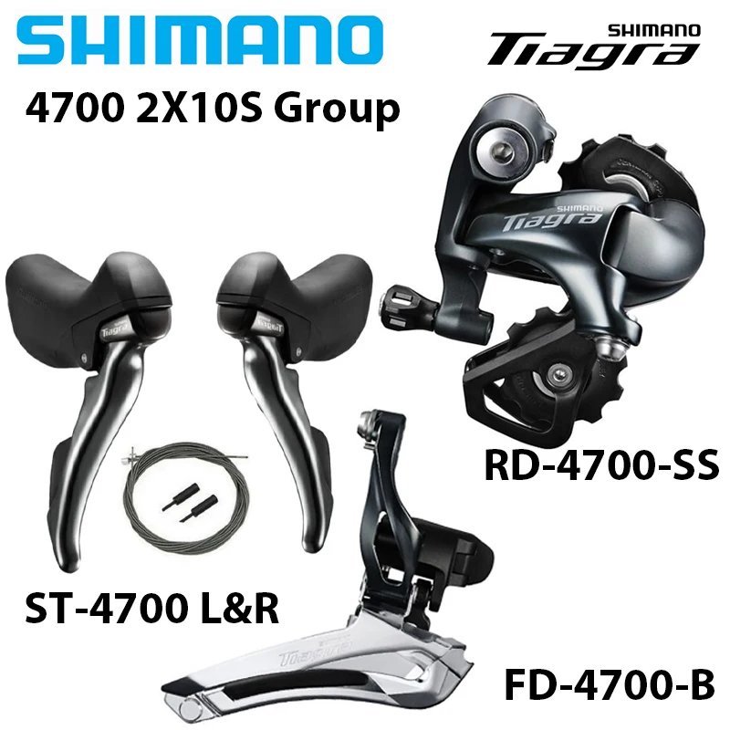 並行輸入品】Shimano-tiagra-Shimano-ギアセット 2x10スピード fd rd +