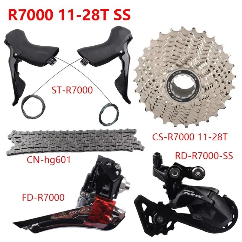 並行輸入品】shimano-ultegra groupset 105 r7000 2x11スピード st fd