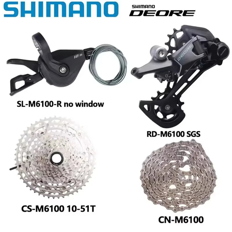 シマノ deore m6100 1x12s グループセット mtb シフターリア