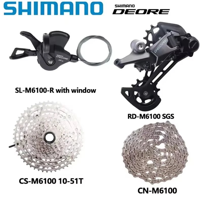 シマノ deore m6100 1x12s グループセット mtb シフターリア