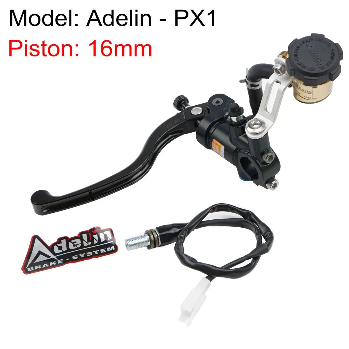並行輸入品】汎用 14 mm-19 mm adelin バイクラジアル取付ブレーキ