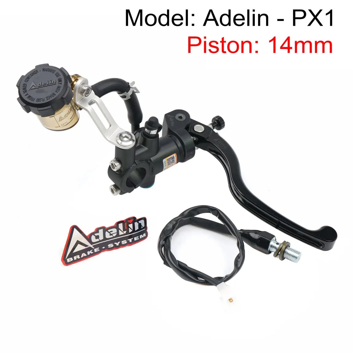 並行輸入品】汎用 14 mm-19 mm adelin バイクラジアル取付ブレーキ