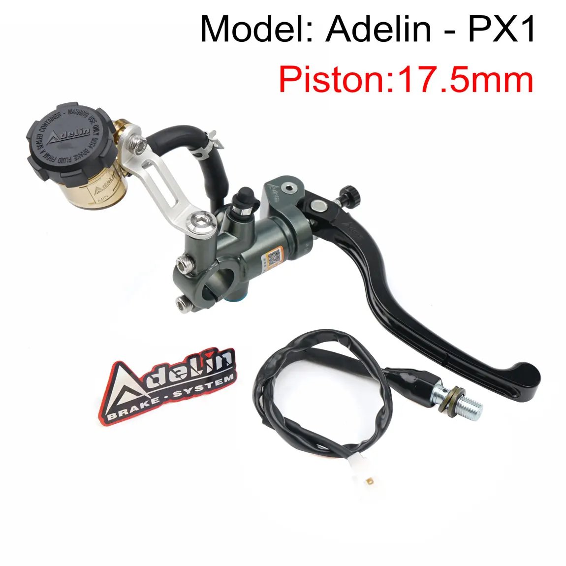 開封のみ！adelinブレーキマスター 並行輸入品】汎用 14 mm-19 mm adelin バイクラジアル取付ブレーキ