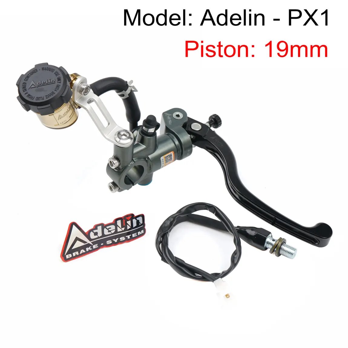 並行輸入品】汎用 14 mm-19 mm adelin バイクラジアル取付ブレーキ