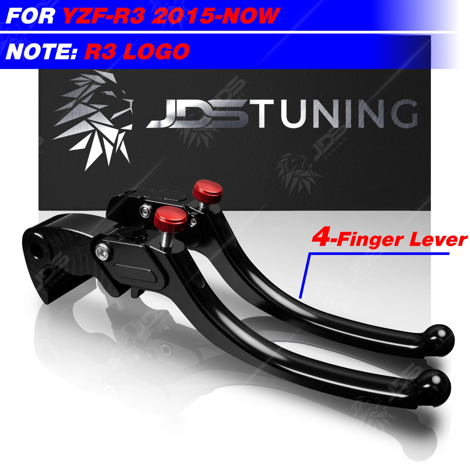 JDSTUNING ヤマハ YZF-R3/YZFR3 2015-NOW ステップレスクラッチレバーブレーキレバーセットロングハンドルレバーバイクアクセサリーパーツ