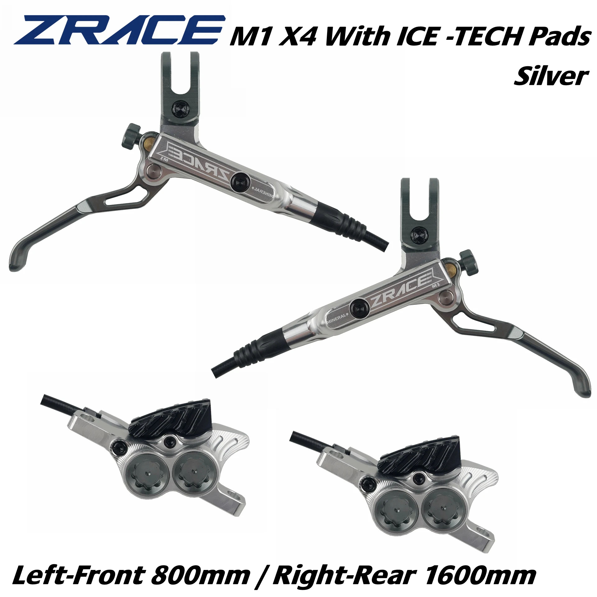 ZRACE M1 X2 / X4 マウンテンバイク油圧ブレーキ MTBオイル