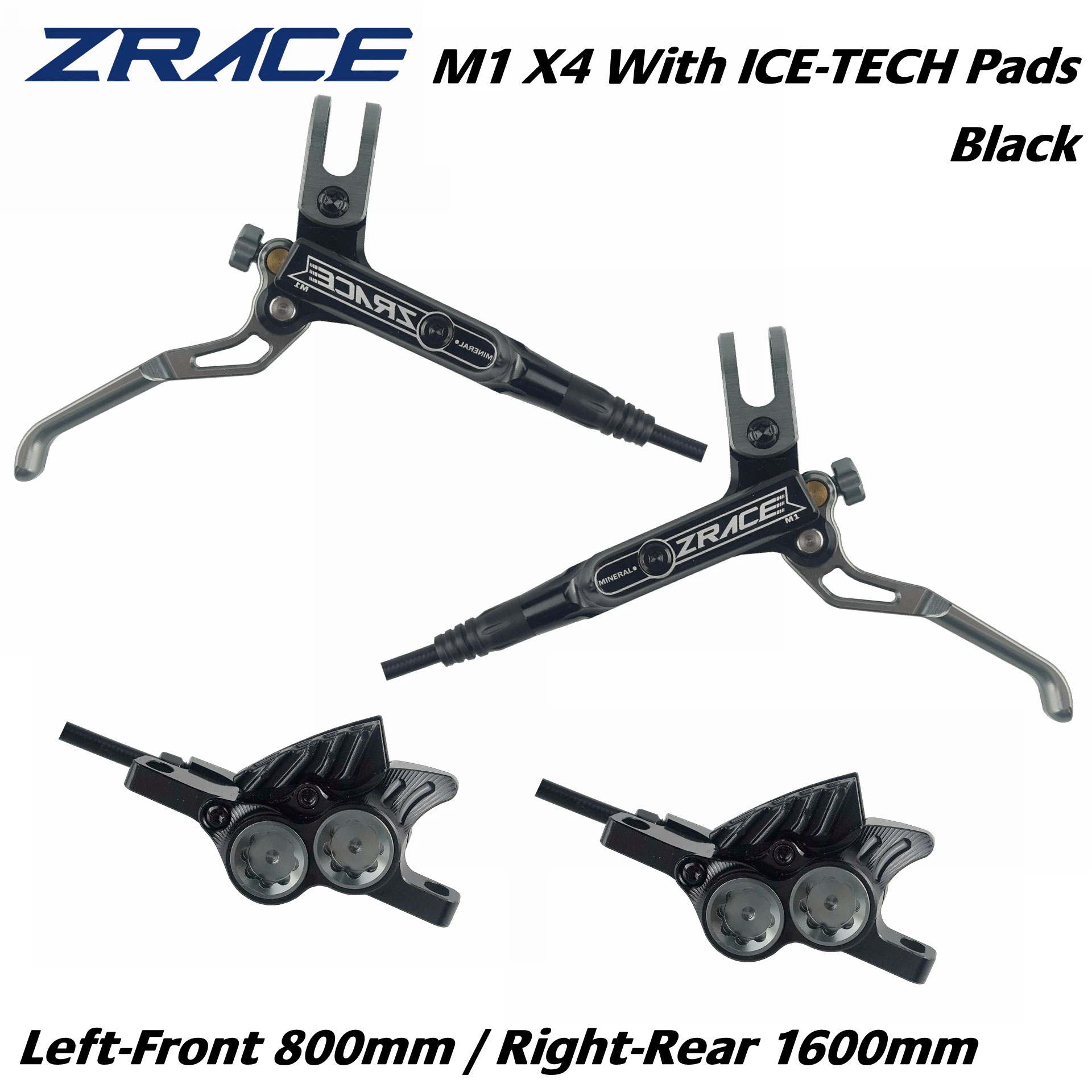 ZRACE M1 X2 / X4 マウンテンバイク油圧ブレーキ MTBオイル