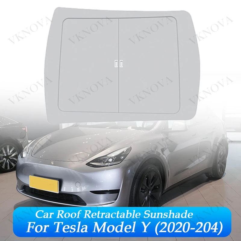 テスラ モデルYL Yジュニパー 2026 2025用格納式サンシェード ルーフ