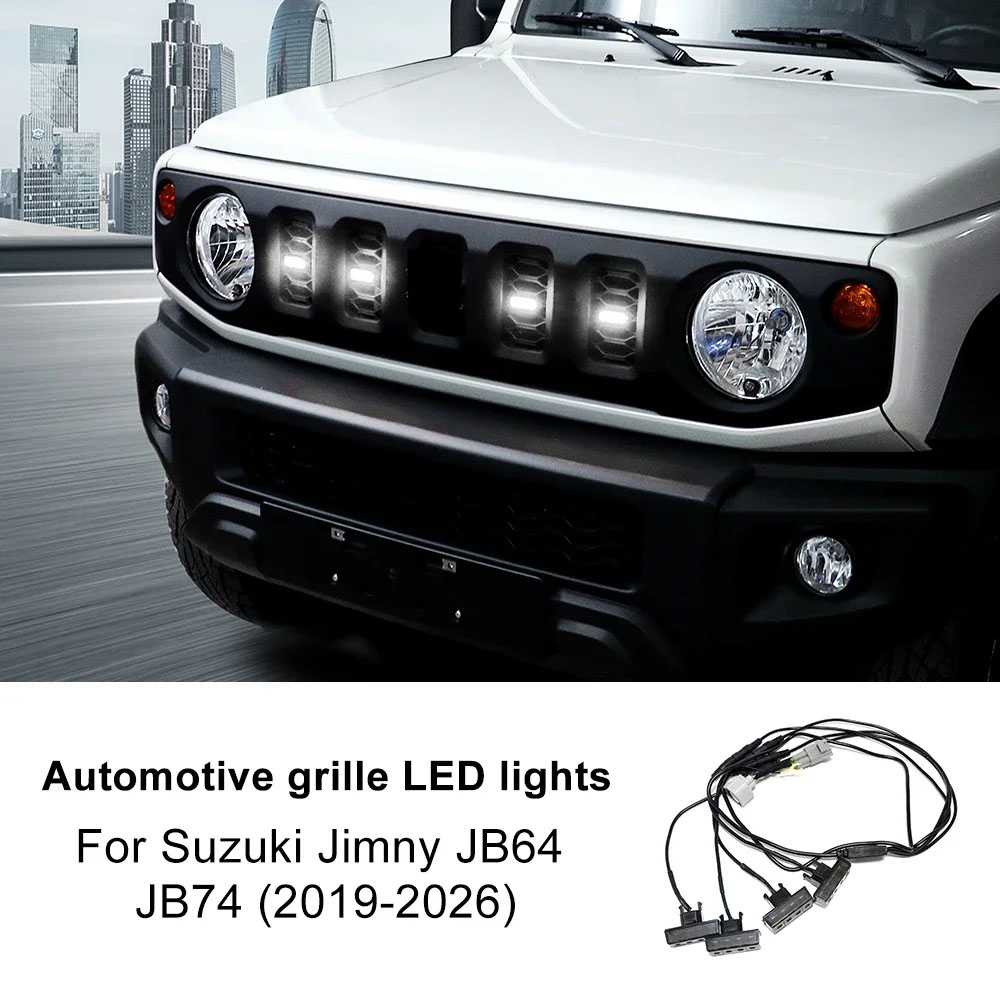 アウターフロントグリル LED ランプスズキジムニー JB64 JB74 2019