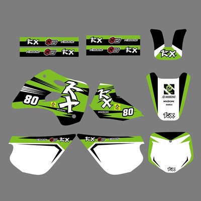 並行輸入品】バイクグラフィックBACKGOUNDSデカールステッカーカワサキ
