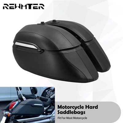 【並行輸入品】バイクスーツケース ヘビーデューティー 取り付けブラケット 防水バッグ ハーレー ホンダ ヤマハ用_1