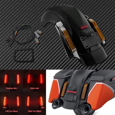 【並行輸入品】バイク用保護リアマッドガード LEDCVOスタイルリアマッドガード 伸縮性取り付け 14ウルトラリミテッド_3